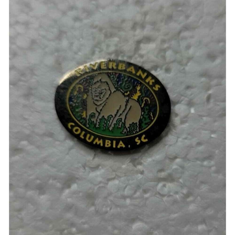Riverbanks Columbia, SC Lapel Pie Tie Tack Hat Travel Pin